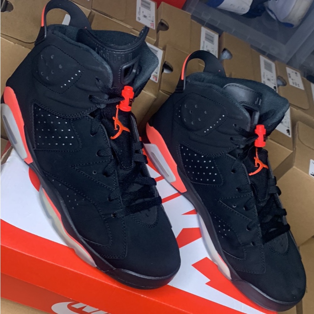 Jordan Retro 6 Black Infrared Size 11 2019
